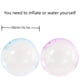 thumbnail image 2 of 1pc Blowing Round Ball Water Injection Bubble Ball Inflatable Ball Creative Big Balloon Toy, 2 of 5