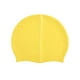 thumbnail image 1 of Gorro De Natación De Color Puro, Gorro De Natación De Silicona Para Deportes Acuáticos, Navegación, Pelo Largo, Amarillo, 1 of 4