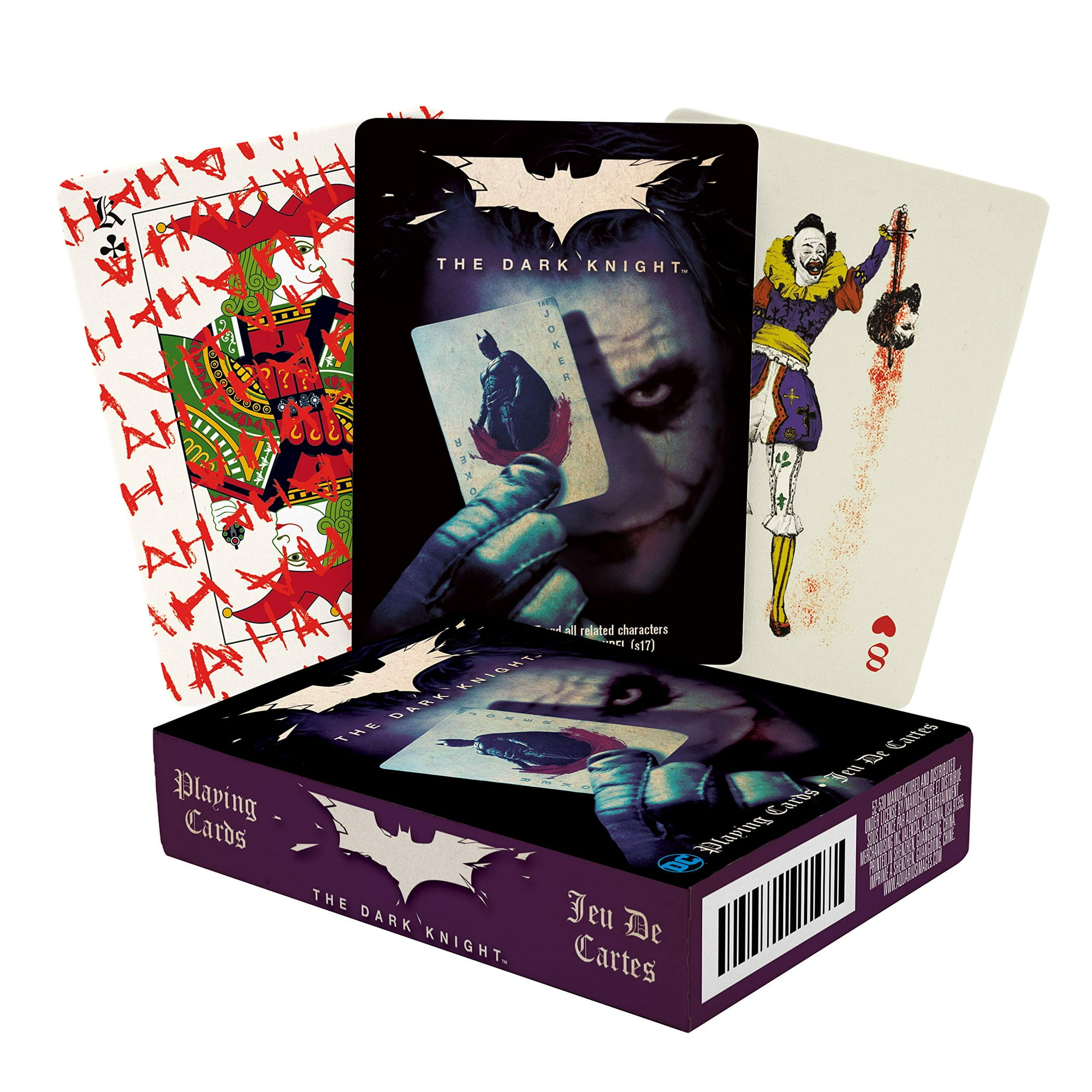 Juego De Cartas Aquarius Dc Comics Con Temática De Joker Dark Knight