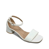 Sandalia Taco Grueso Punta Cuadrada Mujer Weide Gh176