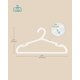 thumbnail image 5 of Perchas para ropa SONGMICS, 50 unidades, plástico, hombros anchos, 5 of 6