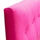 thumbnail image 2 of Respaldo Cama 1 Plaza Felpa Fucsia Sevilla CP, 2 of 2