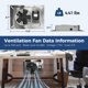 thumbnail image 5 of Ventilador Crawlspace ALORAIR 300CFM con humidistato de 34 W, 5 of 7