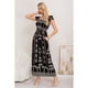 thumbnail image 2 of Maxi Vestido Verano Largo Mujer Estampado Geometrico Casual 3362, 2 of 3
