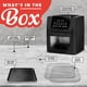 thumbnail image 3 of Combinación de horno tostador Air Fryer Gourmia de 14 litros con asador, 3 of 5