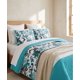 thumbnail image 2 of Cubrecama Quilt Verano King - Provenza Turquesa XF51, 2 of 5