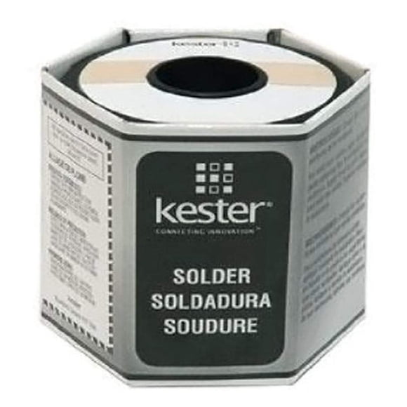 Soldadura Kester 63/37 .015" 457 g Núcleo de Flujo No‑Clean