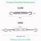 thumbnail image 2 of Shade Sail Hardware HEVERP 2 piezas M10 de acero inoxidable, 2 of 6
