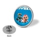 thumbnail image 3 of Cigüeñas-Theme Round Button Badge: Premium Metal Construction, Ideal for High-End Events 2.8 cm, 3 of 6