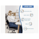 thumbnail image 4 of Kit Cojin Asiento Con Soporte Respaldo Lumbar Para Sillas, 4 of 7