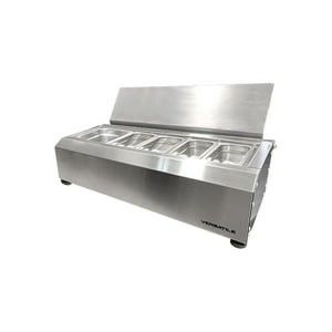 Versatile - Salsero 5 Estaciones De Sobremesa -Inox