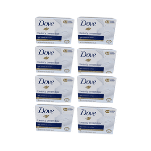 Pack 8 Jabónes Dove En Barra Beauty Cream 75G Limpieza E Hidratación
