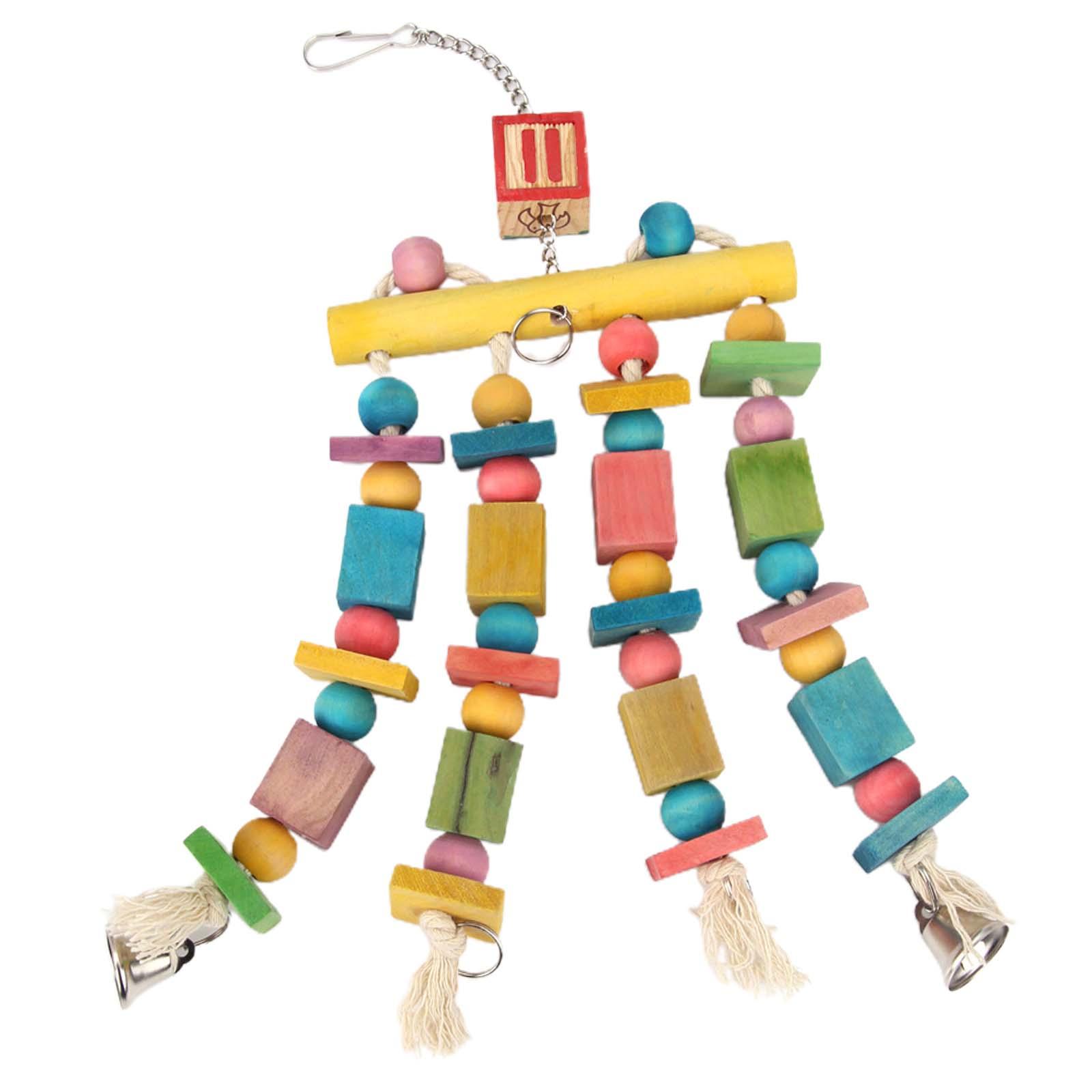 Ioensy - Hámster De Madera Chinchilla Conejo Rasgando Juguete Periquitos Masticar Pájaro Masticar Juguete