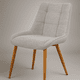 thumbnail image 1 of Silla Milano Lino Oak, 1 of 2