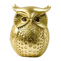 Bothyi - Estatua De Búho Para Decoración Del Hogar, Escultura De Animales De Resina Para Sala De Estar, Entrada, Oficina, Oro