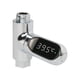 thumbnail image 1 of Termómetro de ducha led pantalla digital bebé baño agua Fahrenheit Celsius termómetro 360 ° pantalla giratoria para casa baño cocina (plata), 1 of 3