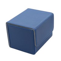 Magideal - Caja Para Guardar Barajas De Cartas, Organizador De Cartas Con Capacidad Para 100 Cartas. Azul