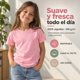 thumbnail image 2 of Poleras De Niños Cuello Redondo 100% Algodon Manga Corta Gris Claro 12 Lisa, 2 of 3