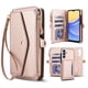 thumbnail image 1 of Para Samsung Galaxy A15 4G / 5G [Bloqueo RFID] Multifuncional 2 en 1 Funda Tipo Billetera de Cuero PU Suave con Tapa Magnética, Múltiples Ranuras para Tarjetas, Bolsillo con Cierre, con Correa de, 1 of 8