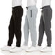 thumbnail image 1 of Pantalones deportivos PURE CHAMP Pure Champ, paquete de 3, forro polar para niños, talla 10/12, 1 of 5