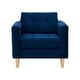 thumbnail image 1 of Sofa Retro 1C Felpa 05 Azul Marino, 1 of 6