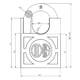 thumbnail image 3 of Candado Odis 360S con Hombros 60mm, 3 of 5