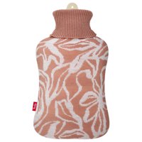 Guatero Thermica Tejido Flores Blancas 2 Litros