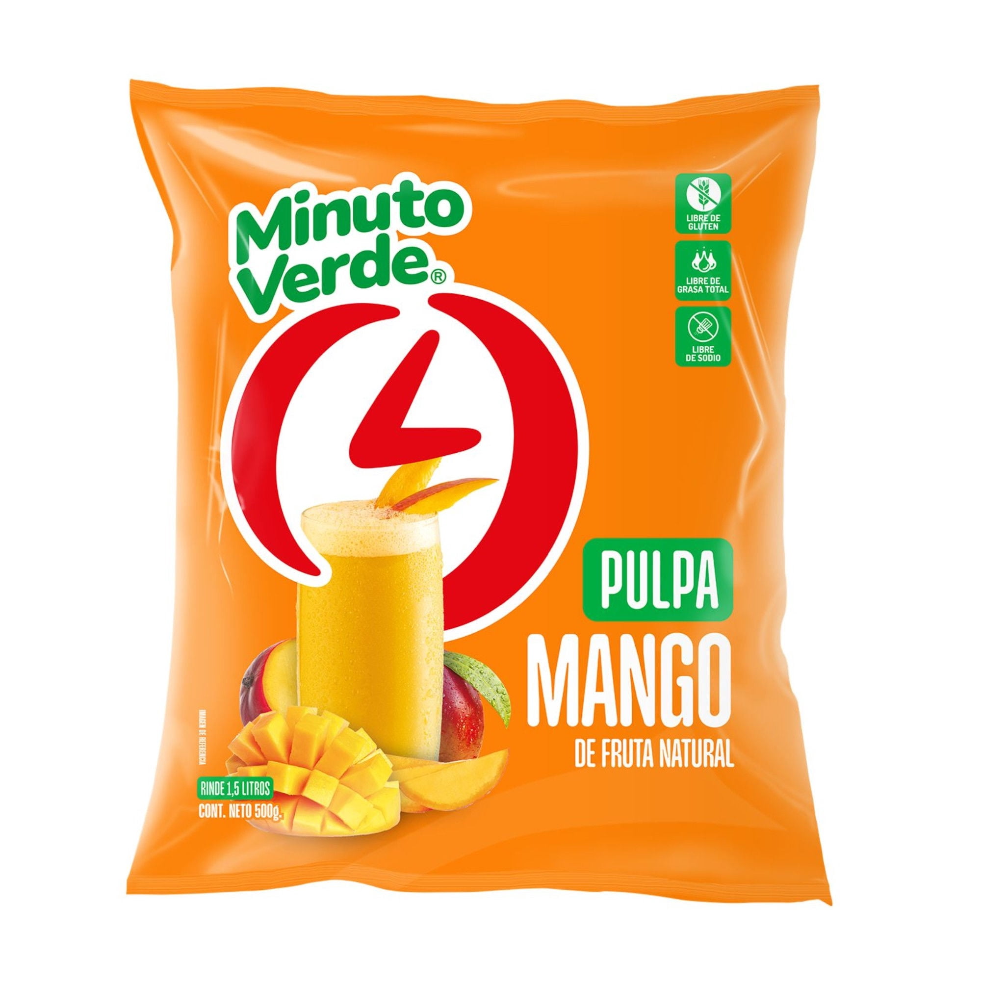 Pulpa Mango 500 g Minuto verde