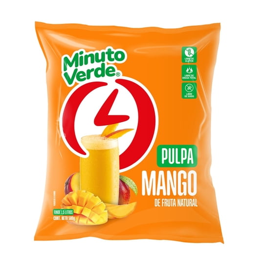 Pulpa Mango 500 g Minuto Verde