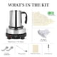 thumbnail image 2 of Kit para hacer velas SAEUYVB con fundidor de cera, cera de soja de 900 ml, 2 of 7
