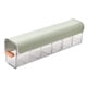 thumbnail image 3 of Caja De Almacenamiento De Calcetín De Ropa Interior Colgante Portátil 6 Rejillas Para Cinturones Sujetador Corbatas Verde, 3 of 5