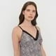 thumbnail image 4 of Camisón Mujer Animal Print Negro Corona, 4 of 6