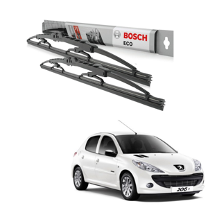 Plumillas Bosch Eco Para Peugeot 207 Compact 2009-2013