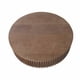 thumbnail image 3 of Mesa de café redonda de 39,37'' con almacenamiento de madera maciza chapeada Mesa de café moderna Acento de la mesa de té para la sala de estar, el dormitorio, 3 of 5