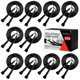 thumbnail image 1 of Set de 10 Cuerdas para Saltar Vyndicca PVC Ajustables 2.85 m Negras, 1 of 7