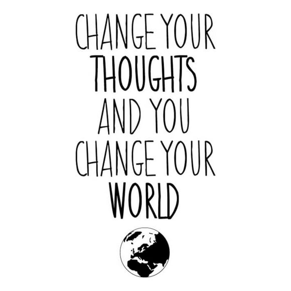 Decomural Change Your World Inspirational WS-34267