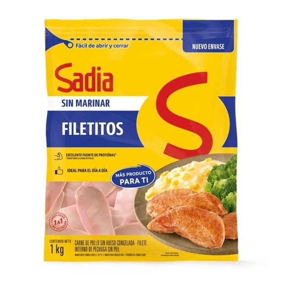 Pollo Filete Congelado, 1 kg