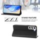 thumbnail image 3 of Funda Billetera con Soporte para Samsung Galaxy S21 FE 5G Bloqueo RFID Plegable Negro, 3 of 6