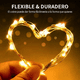 thumbnail image 3 of Guirnalda solar alambre hada led navideño pack 2 x20m luz cálida, 3 of 3
