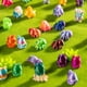 thumbnail image 4 of Animales en miniatura pkaoakyo, 150 unidades, impresos en 3D, 2 cm con degradado, 4 of 9