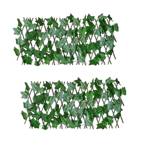 Ioensy - Panel De Esgrima De Hiedra Sintética, Valla De Enredadera, Pantalla De Privacidad Para Balcón, Patio De Casa, 2 Uds.
