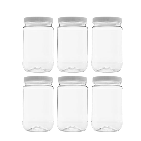 Frascos De Plástico 480 Ml (paquete De 6)