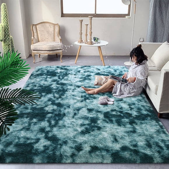Alfombra DweIke 152x244 cm de Peluche Antideslizante Lavable a Máquina