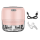thumbnail image 1 of Mini picadora eléctrica de alimentos, procesadora de ajo eléctrica, mini licuadora de alimentos para bebés, batidora de alimentos inalámbrica, portátil, impermeable, con carga USB., 1 of 5