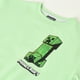 thumbnail image 2 of Poleron Cerrado Niño Creeper Logo Amarillo Minecraft, 2 of 4