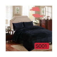 Genérico - Cobertor Chiporro 1 1/2 Plazas - Negro S001