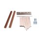 thumbnail image 3 of 17 Nota Kalimba Pulgar Piano Teclas de acero + 2 piezas Puente de madera para bricolaje Kalimbas, 3 of 5