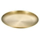 thumbnail image 5 of Platos De Cena De Acero Inoxidable, Plato De Servicio Reutilizable Para Fiesta, Postre, Hotel, Dorado, 20cm, 5 of 5