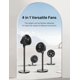 thumbnail image 2 of Ventilador circulador de aire con pedestal PELONIS de 18 cm con oscilación de 3 velocidades, 2 of 8