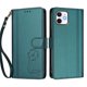 thumbnail image 3 of Funda Cartera Trébol para iPhone 12/12 Pro con Ranuras Tarjetas y Carga Inalámbrica Verde oscuro, 3 of 6